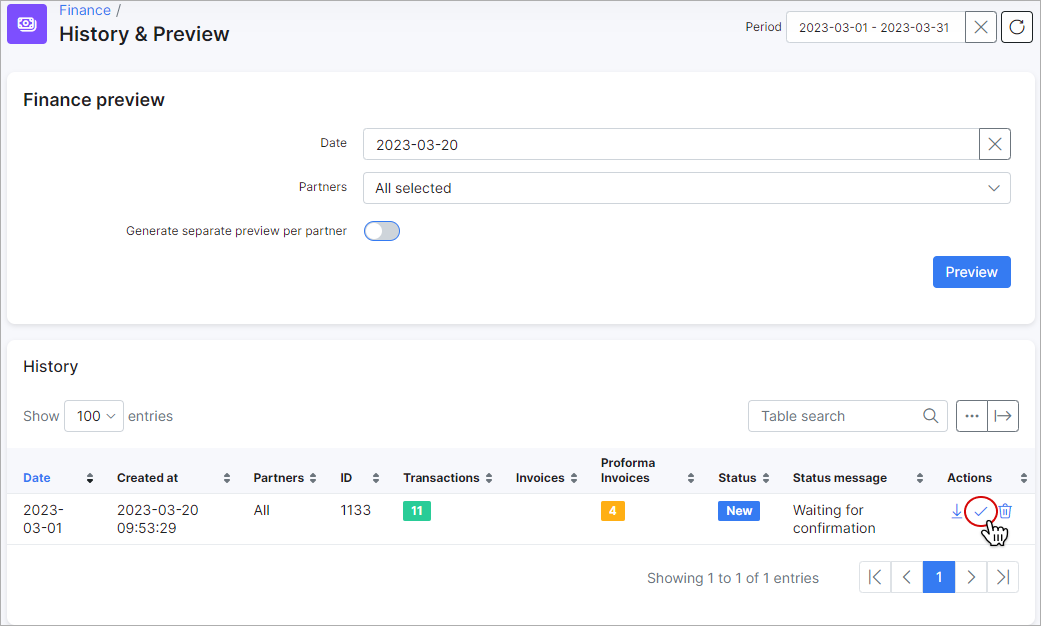 SageOne test categories