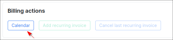 Generate payment calendar