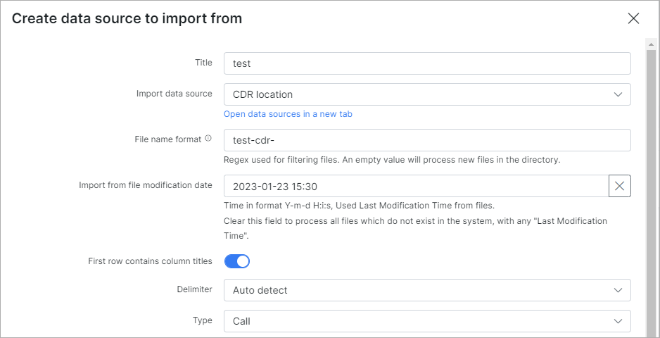 create auto processing