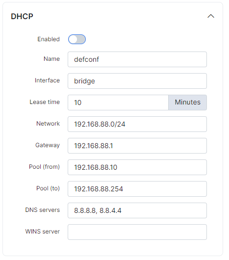 DHCP