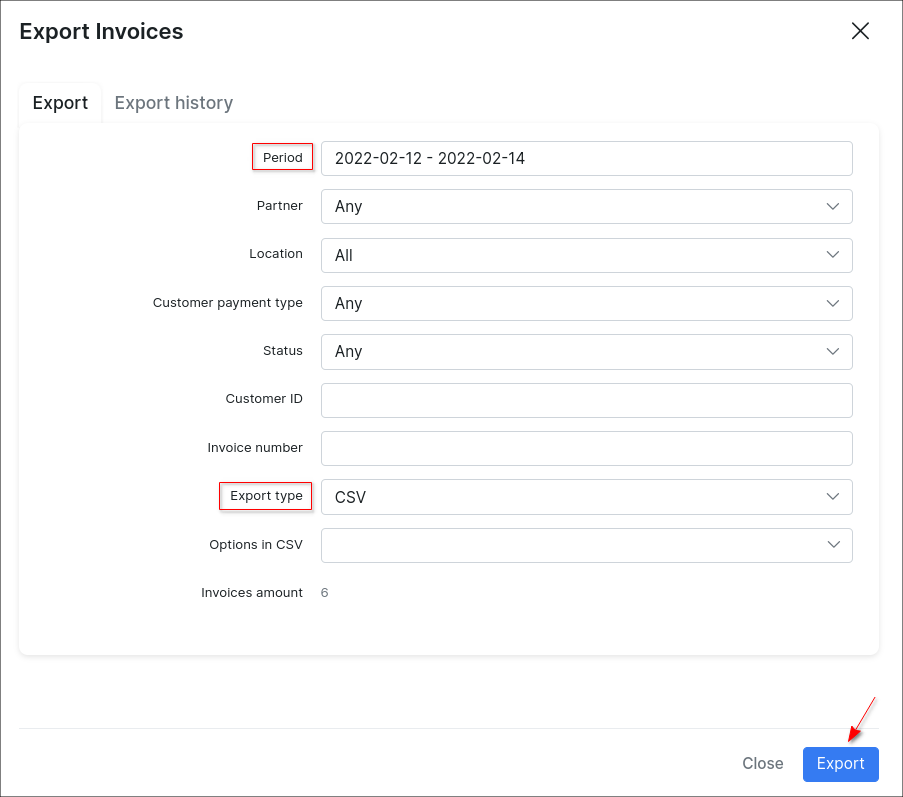 Invoices Details