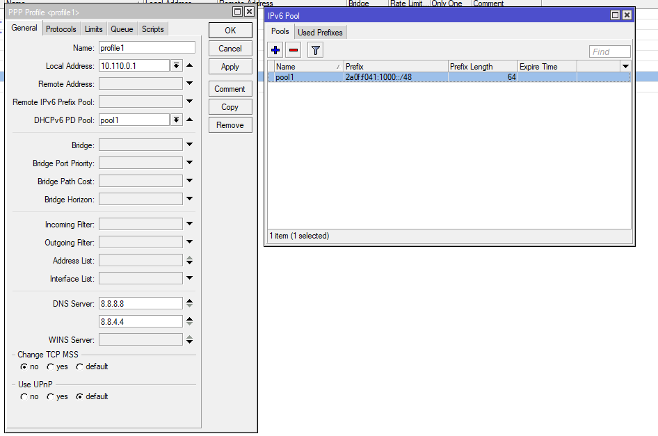 IPv6 Mikrotik