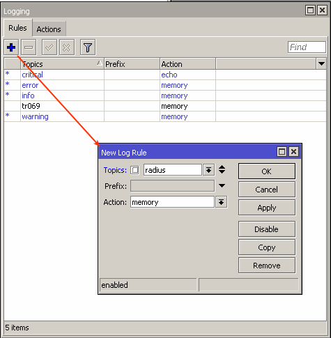 Debug router